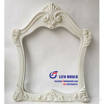 Marco de espejo de pared ABS decorativo ovalado
